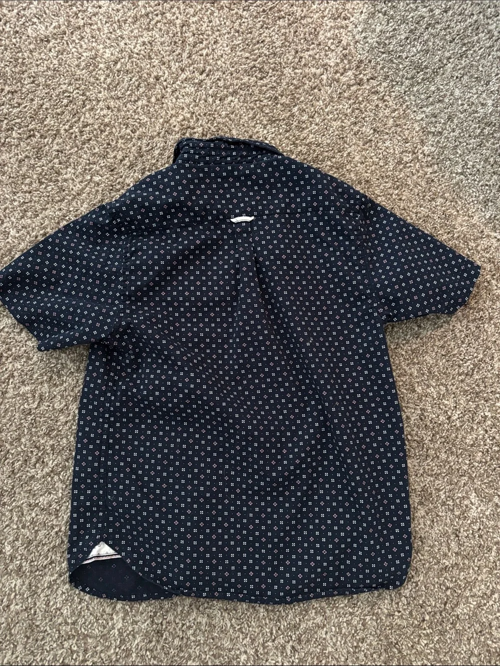 Boys Short-Sleeve Shirts Bundle - Navy Dot, Red Plaid, Yellow Plaid medium 10-12